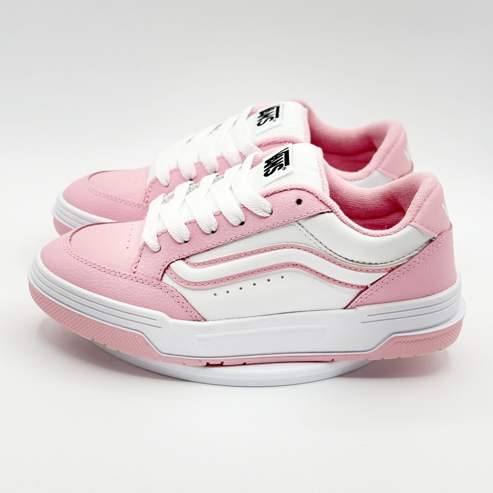 Vans Hylane Kids Size 4.5 Big Girls Pink/White NEW - Picture 7 of 10